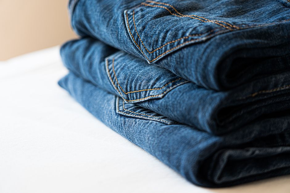 Folded clothes in a custom drawer